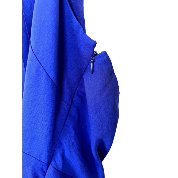 Banana Republic Deep Blue Halter Dress 6 - Picture 5 of 11